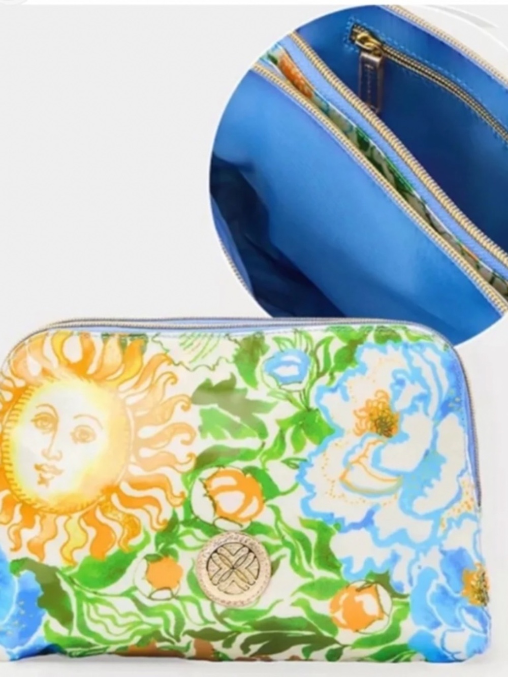 Lilly Pulitzer Coated Cosmetic Pouch